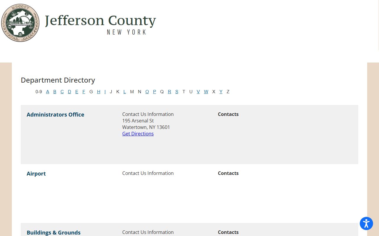 Jefferson County Correctional Facility page for 24 hour booking lookups