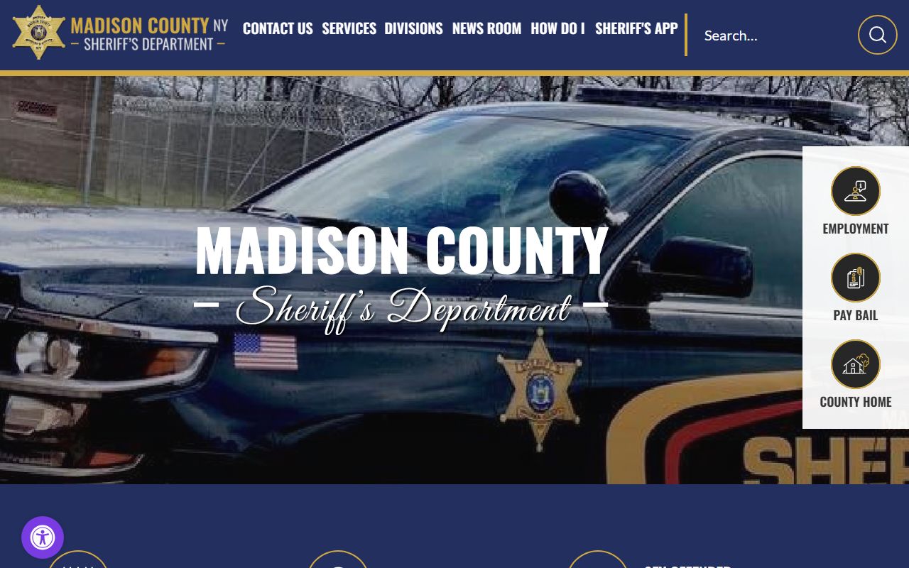 Madison County Sheriff Office website for 24 hour booking records